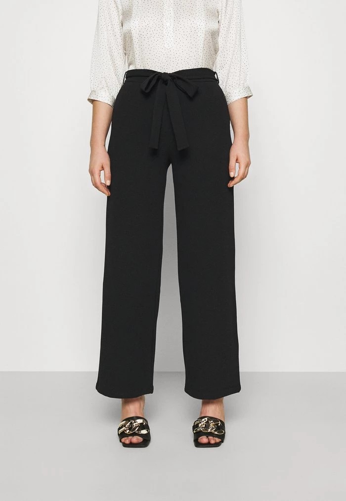 Pantalons ANNA FIELD Anna Field Belted Wide Leg Trousers Noir Femme | SCP-4072259